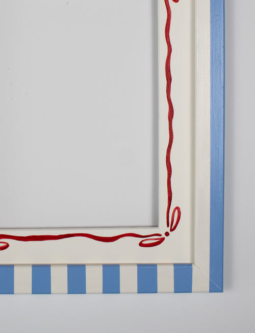 Alfie Frame with Red Ribbon Mount