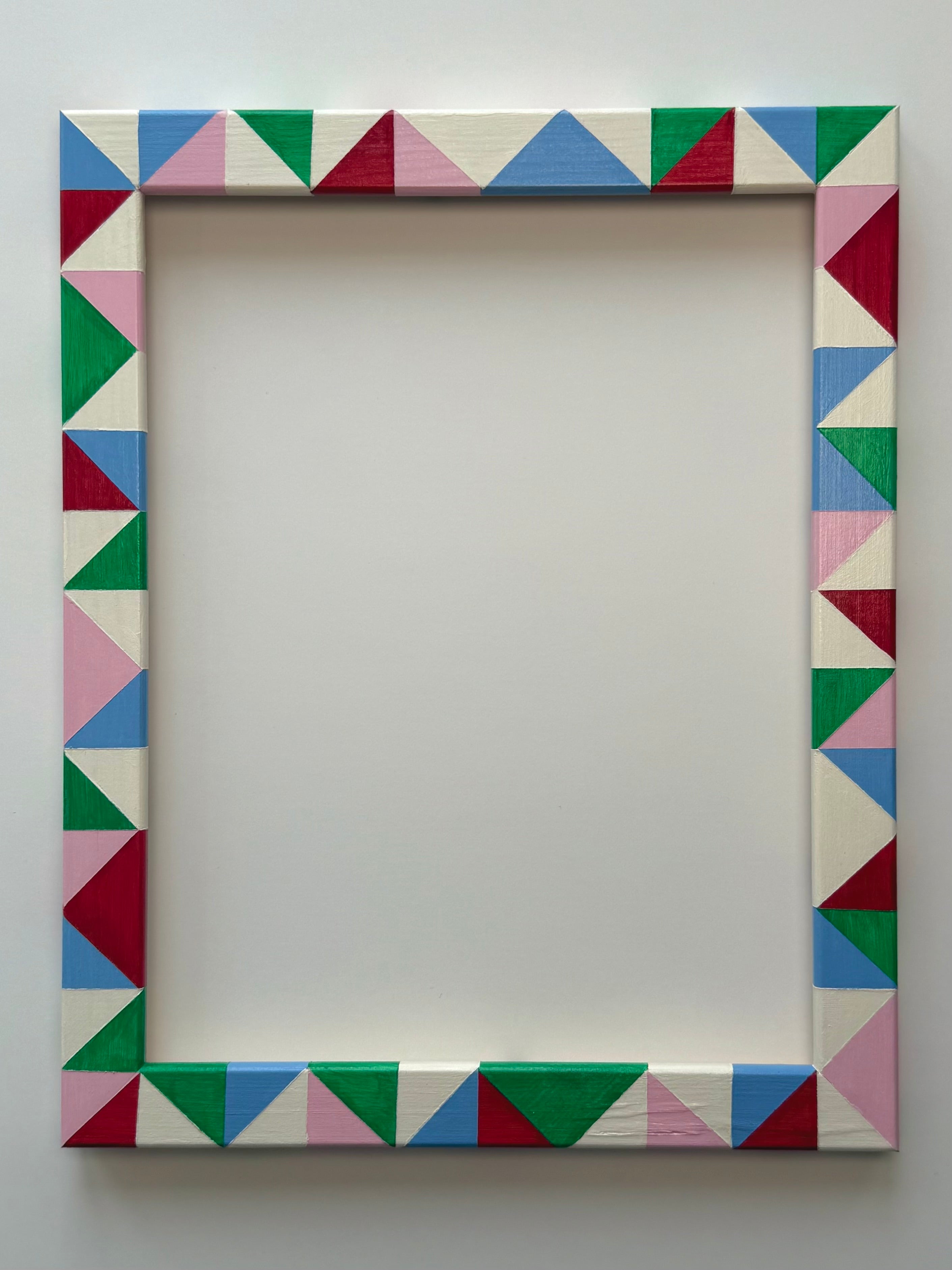 Multi Coloured Patchwork Frame