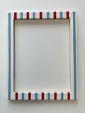 Blue and Red Stripe Frame