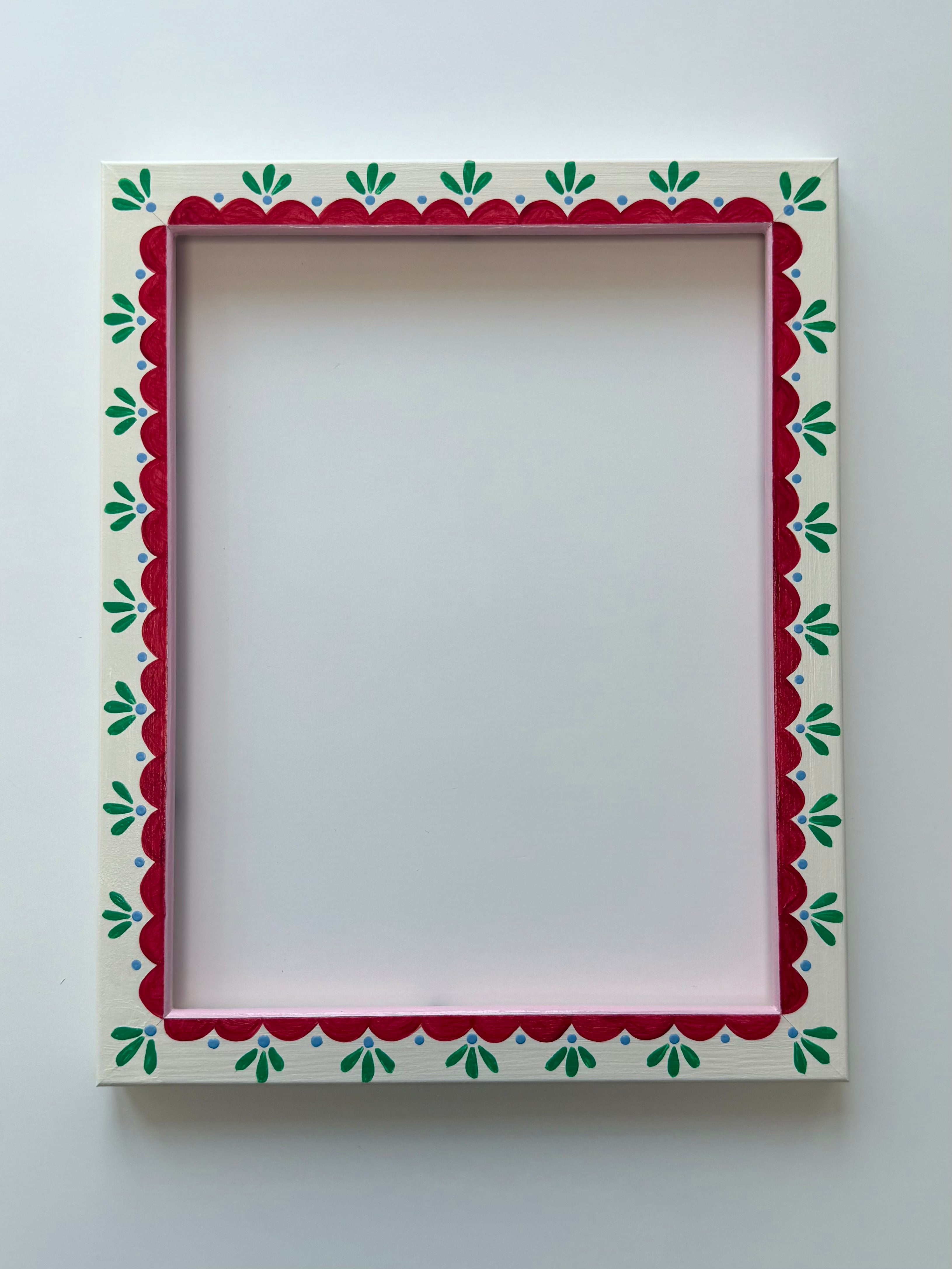 Green and Red Decorative Frame