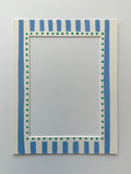Blue Stripe with Green Dot Mount