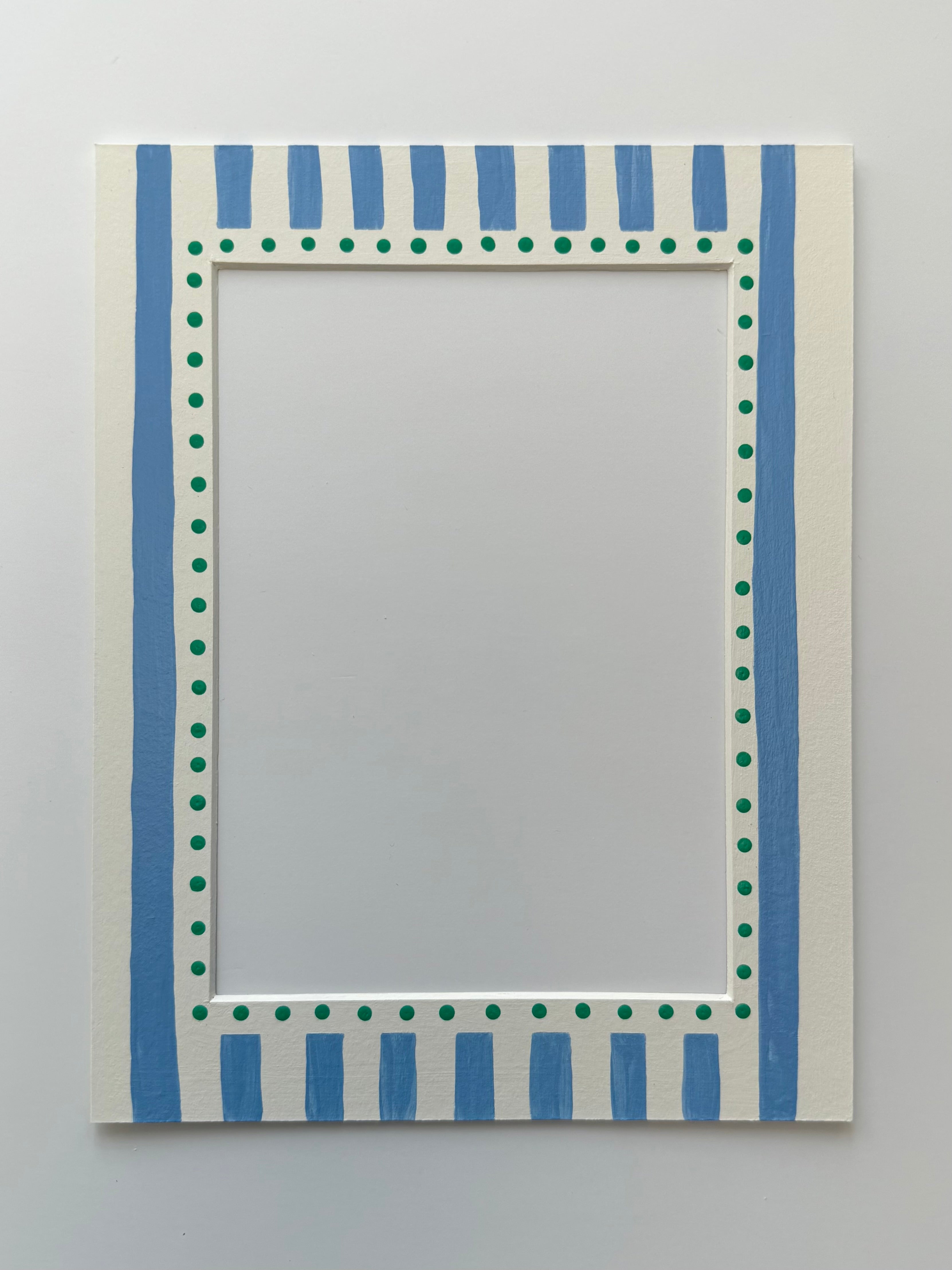Blue Stripe with Green Dot Mount