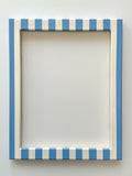 Blue and White Stripe Frame