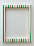 Green and Orange Stripe Frame