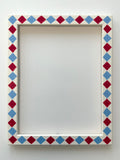 Red and Blue Diamond Frame