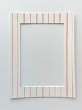Pink Thin Stripe Mount