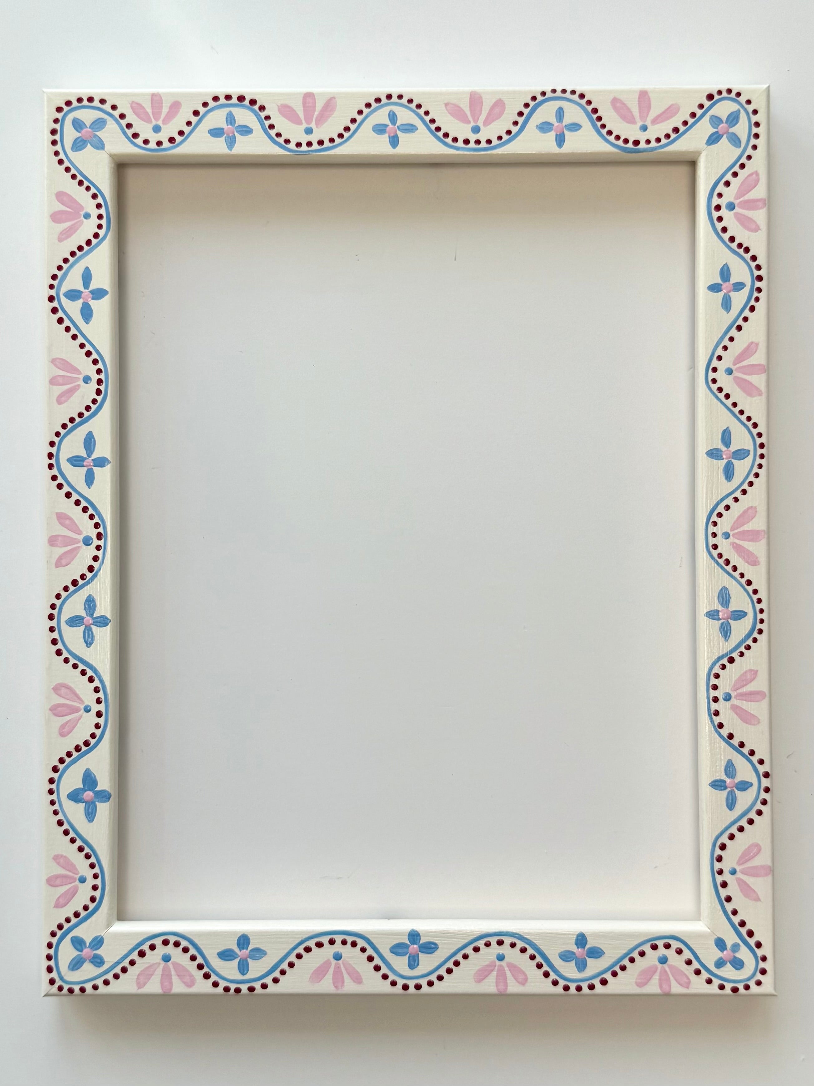 Pink and Blue Decorative Frame