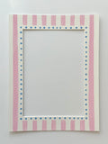 Pink Stripe and Blue Dot Mount
