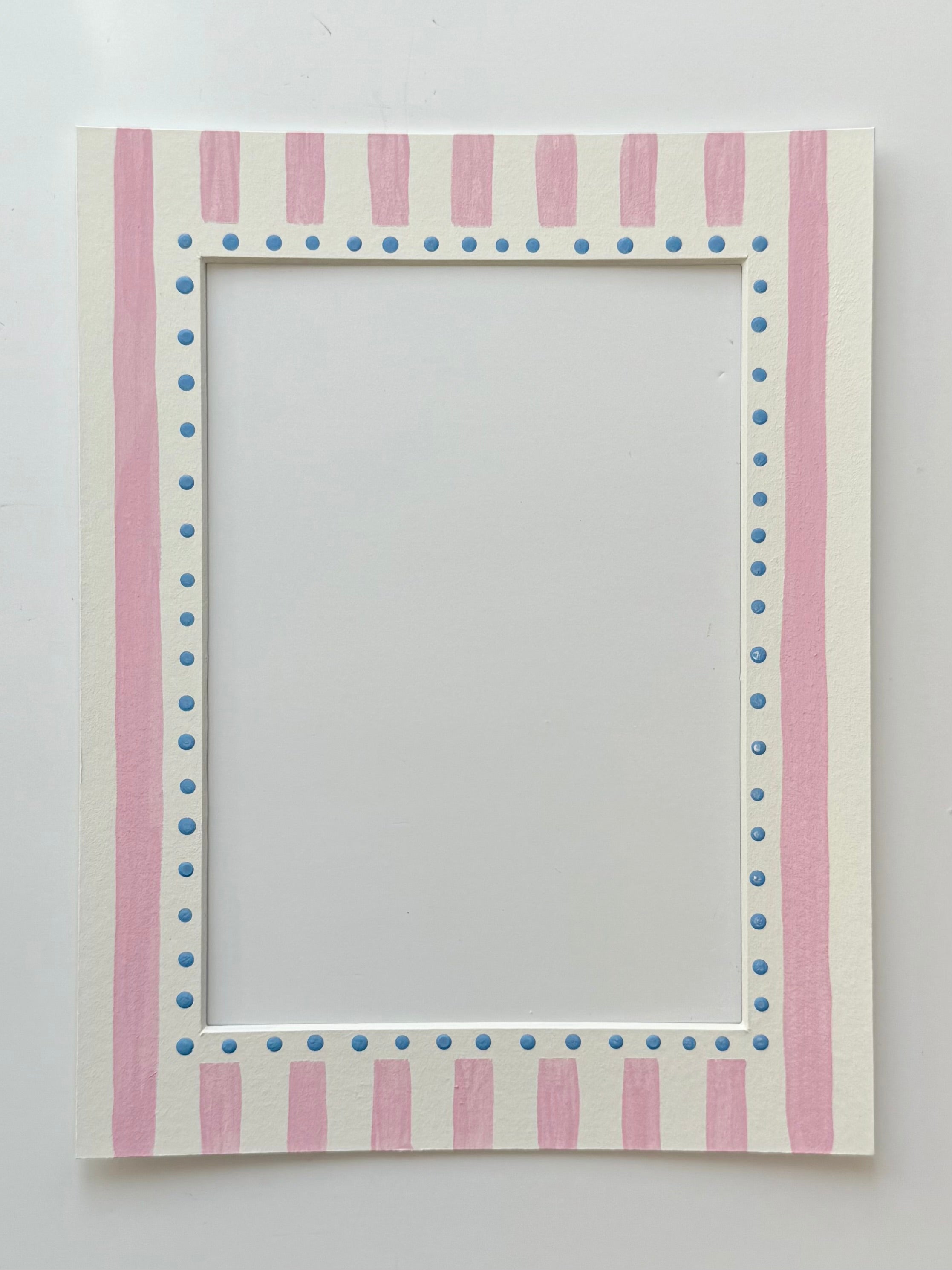 Pink Stripe and Blue Dot Mount