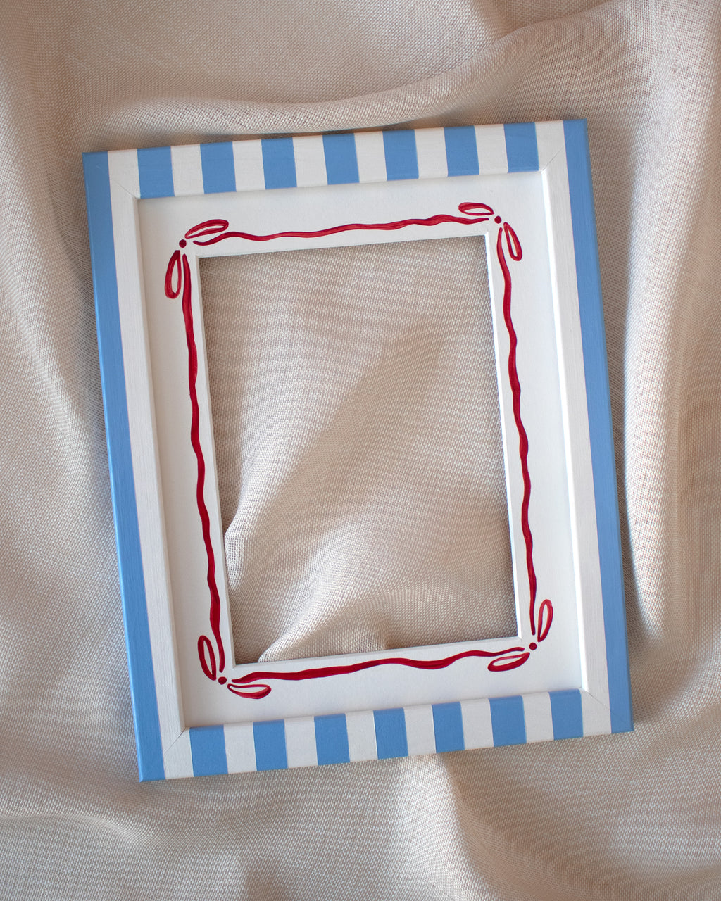 Alfie Frame with Red Ribbon Mount