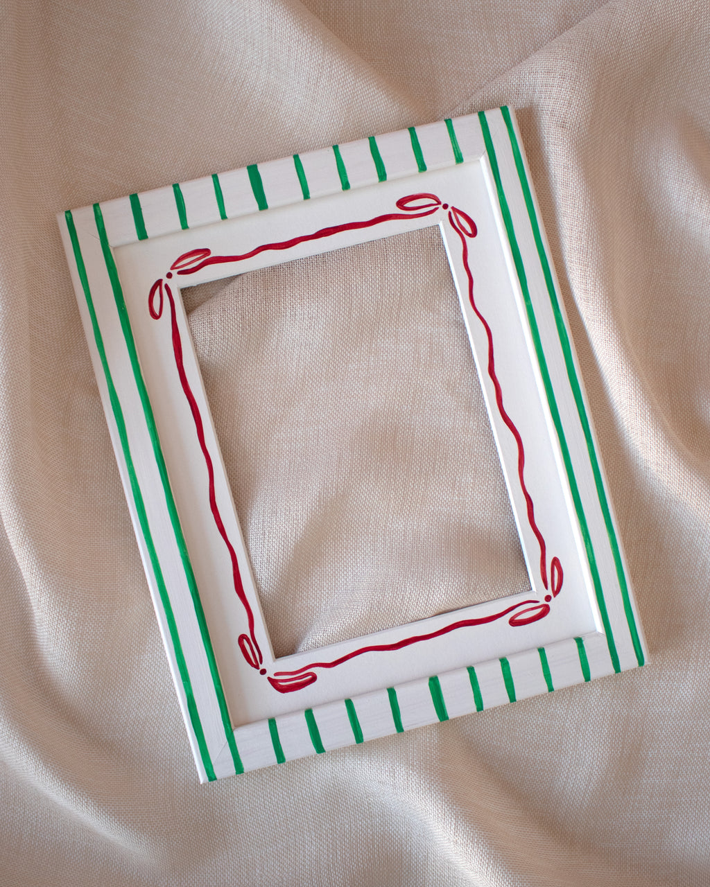 Percy Frame with Red Ribbon Mount