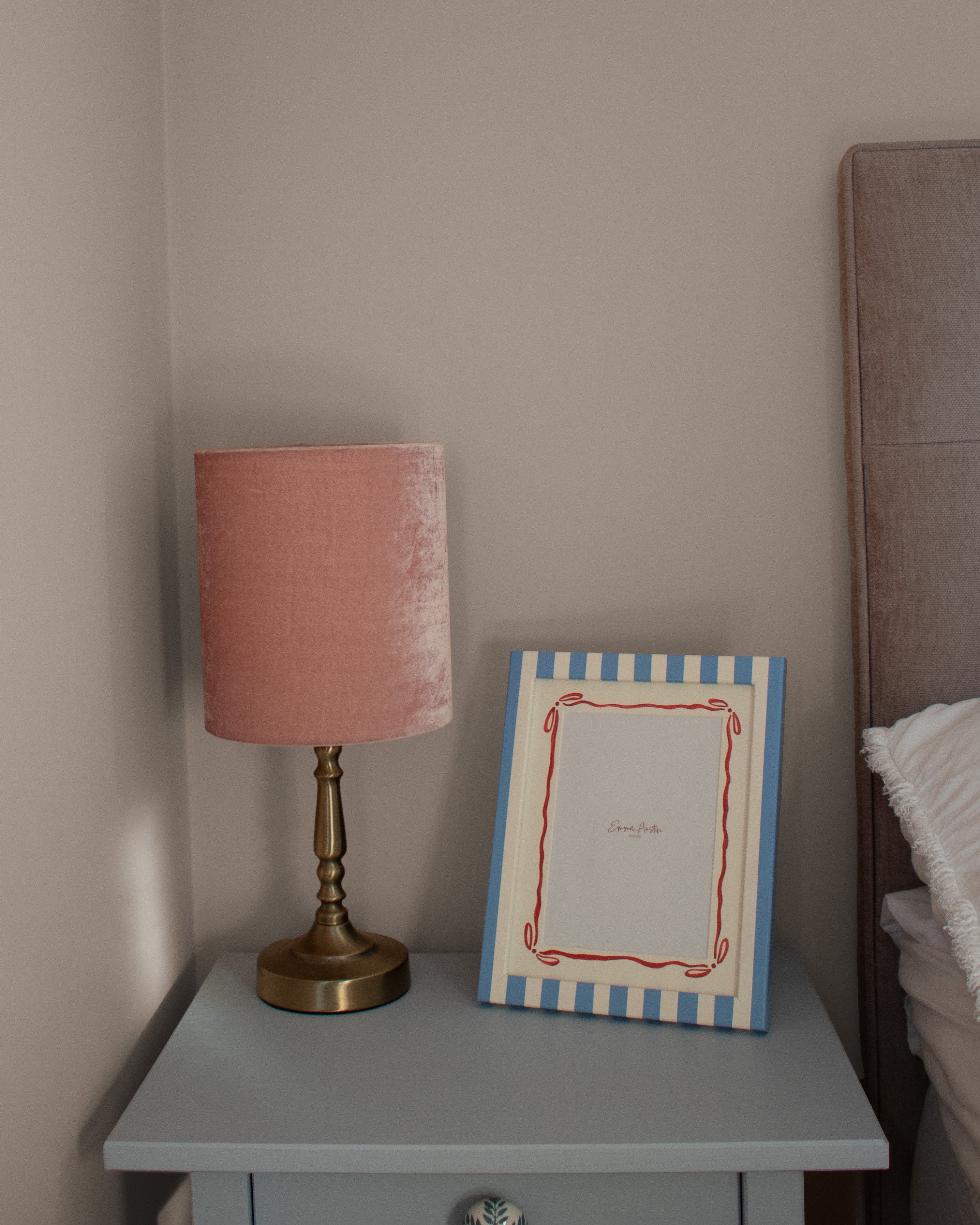 Alfie Frame with Red Ribbon Mount