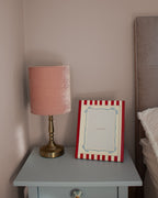 Poppy Frame with Blue Ribbon Mount